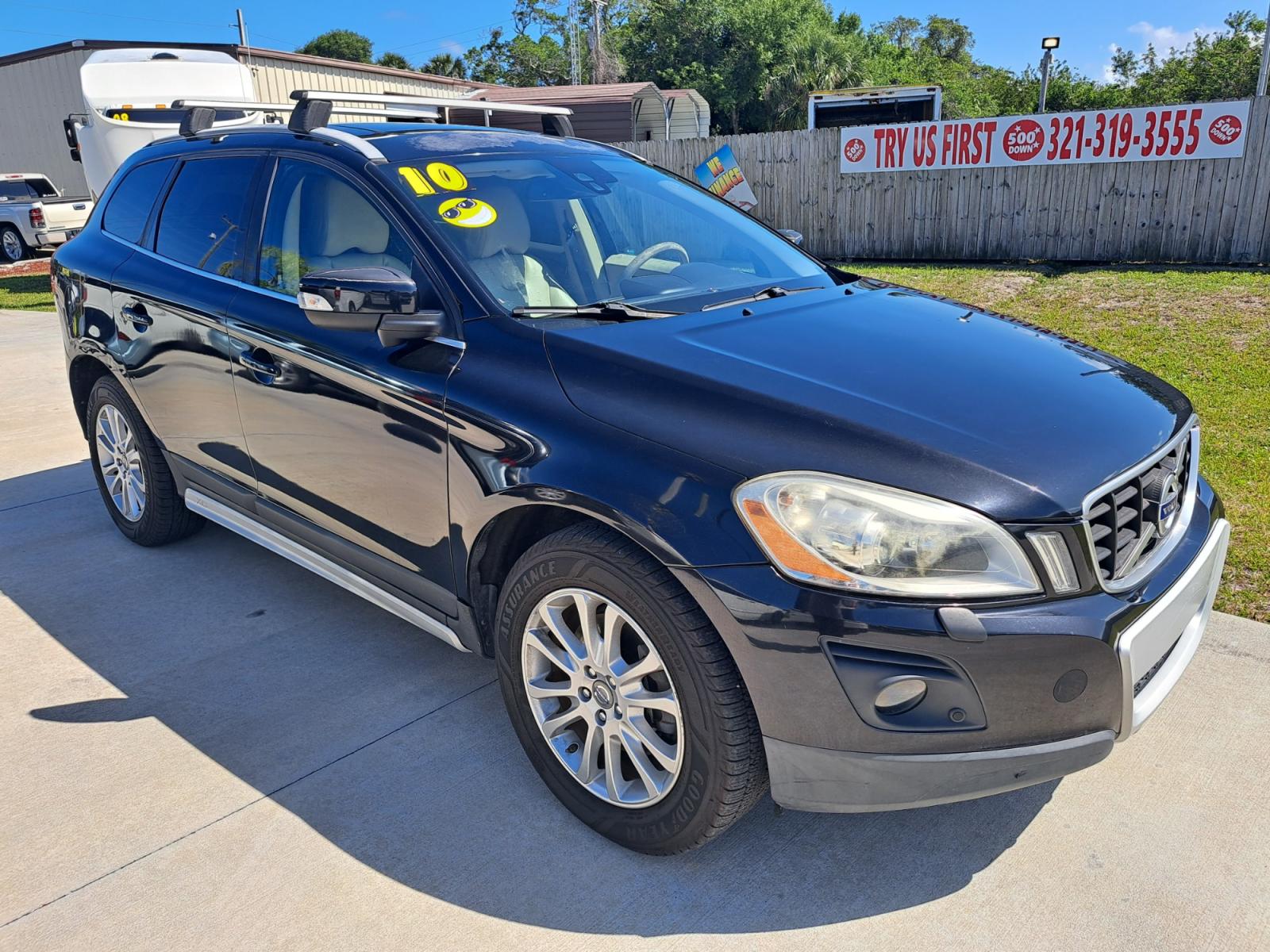2010 Black Volvo XC60 T6 AWD (YV4992DZ8A2) with an 3.0L L6 DOHC 24V TURBO engine, 6-Speed Automatic transmission, located at 1181 Aurora Rd, Melbourne, FL, 32935, (321) 241-1100, 28.132914, -80.639175 - Photo #2