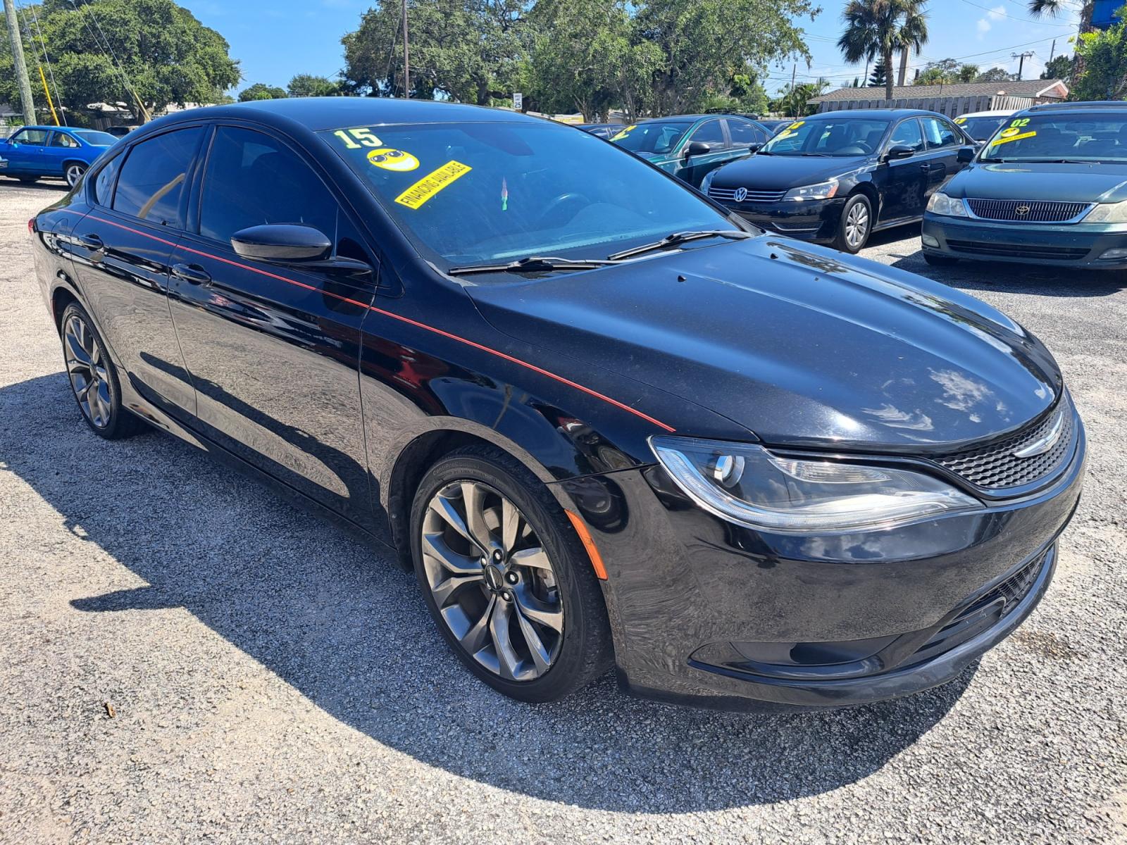 2015 Black Chrysler 200 S (1C3CCCBB2FN) with an 2.4L L4 DOHC 16V engine, Automatic transmission, located at 1181 Aurora Rd, Melbourne, FL, 32935, (321) 241-1100, 28.132914, -80.639175 - Photo #2